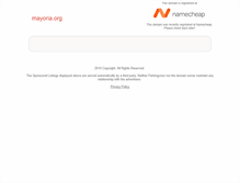 Tablet Screenshot of mayoria.org